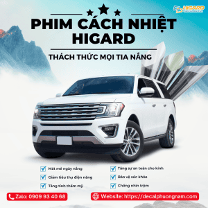Phim cách nhiệt giá rẻ Higard
