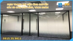 Phim trang trí 3D cho cửa kính, tạo hiệu ứng màu sắc đổi theo góc nhìn