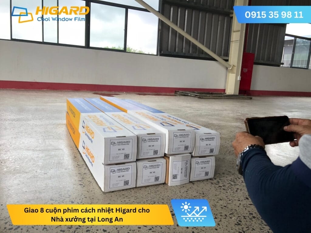 Sản phẩm phim cách nhiệt Higard hàng đầu trong nhà xưởng công nghiệp