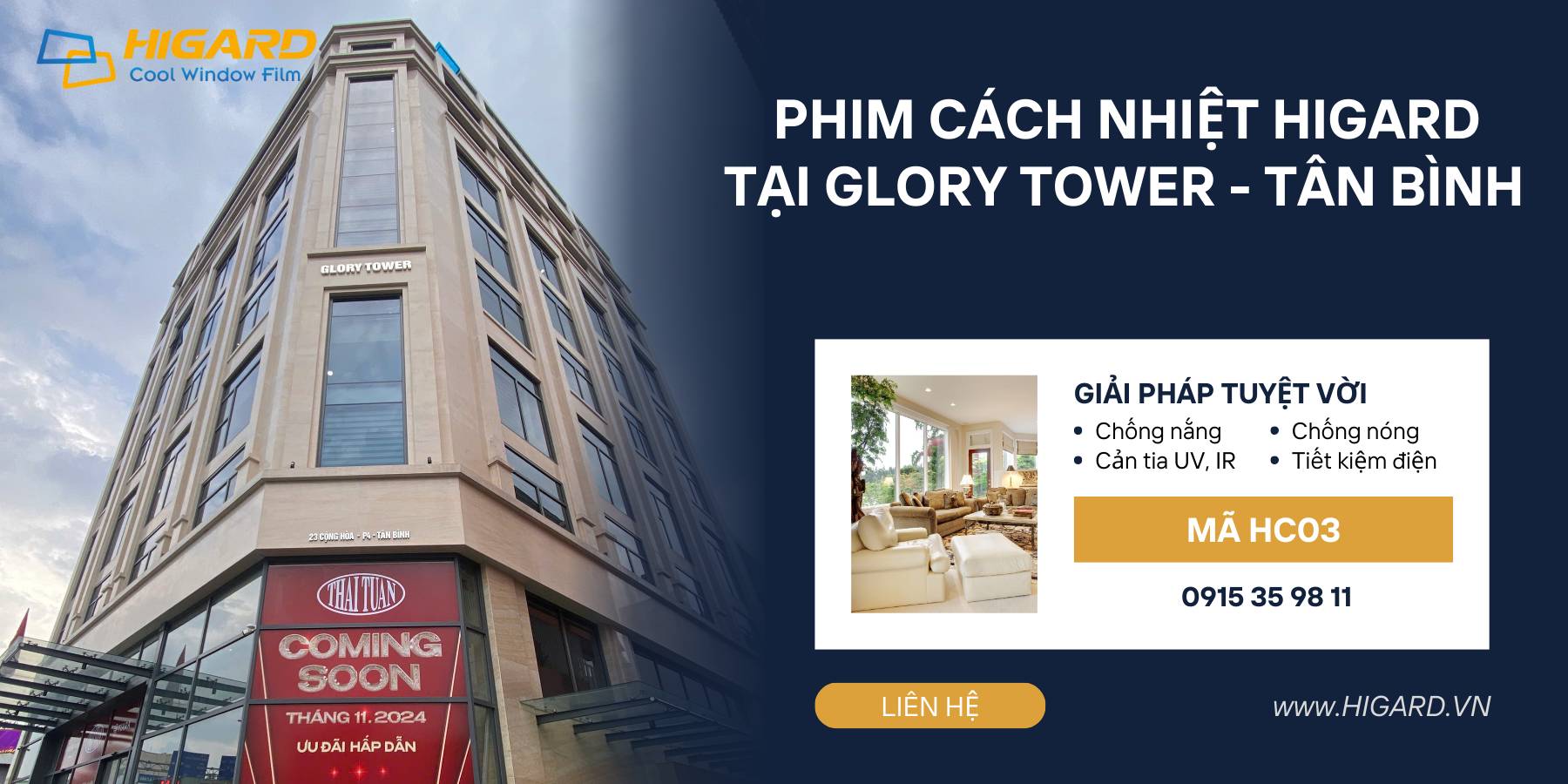 phim cách nhiệt Higard HC03