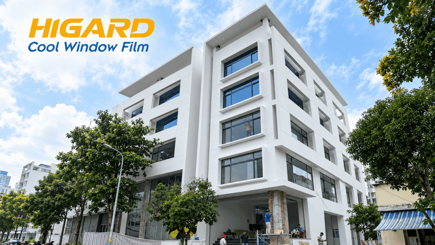 Phim dán kính 1 chiều Higard HG70: Giải Pháp Chống Nóng Toàn Diện cho văn phòng 51 Phim dán kính 1 chiều Higard HG70 cho trường học văn phòng nhà xưởng
