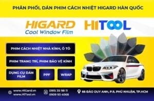 Dụng cụ dán phim cách nhiệt PPF trưng bày tại TP.Hồ Chí Minh