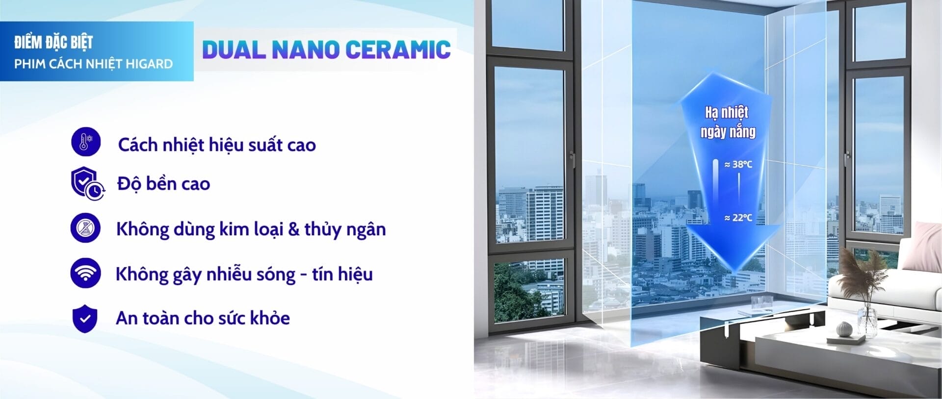 đặc điểm phim cách nhiệt higard