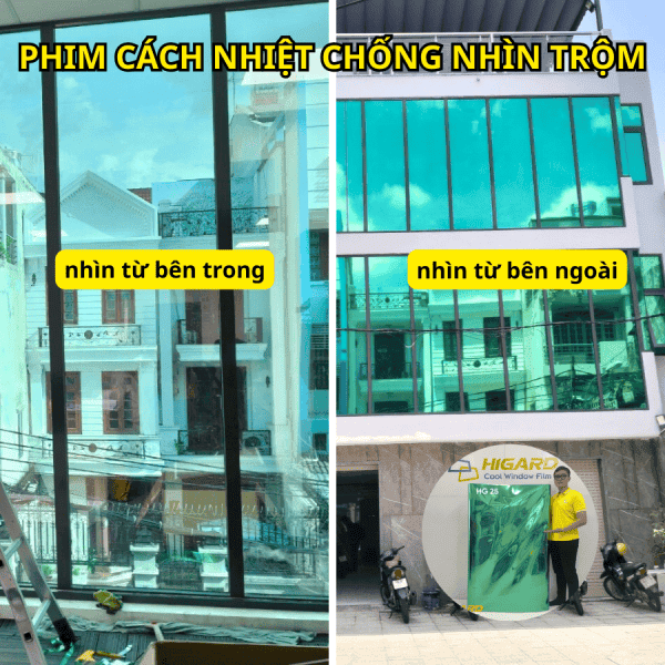 phim cách nhiệt phản quang chống nhìn trộm