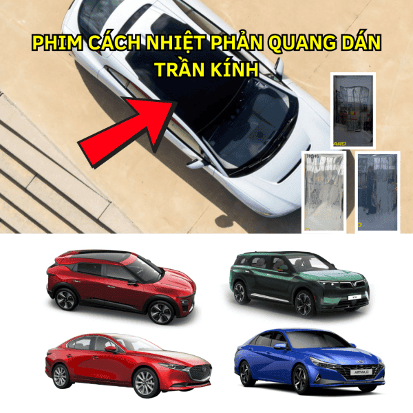 phim cách nhiệt dán trần kính ô tô hg15
