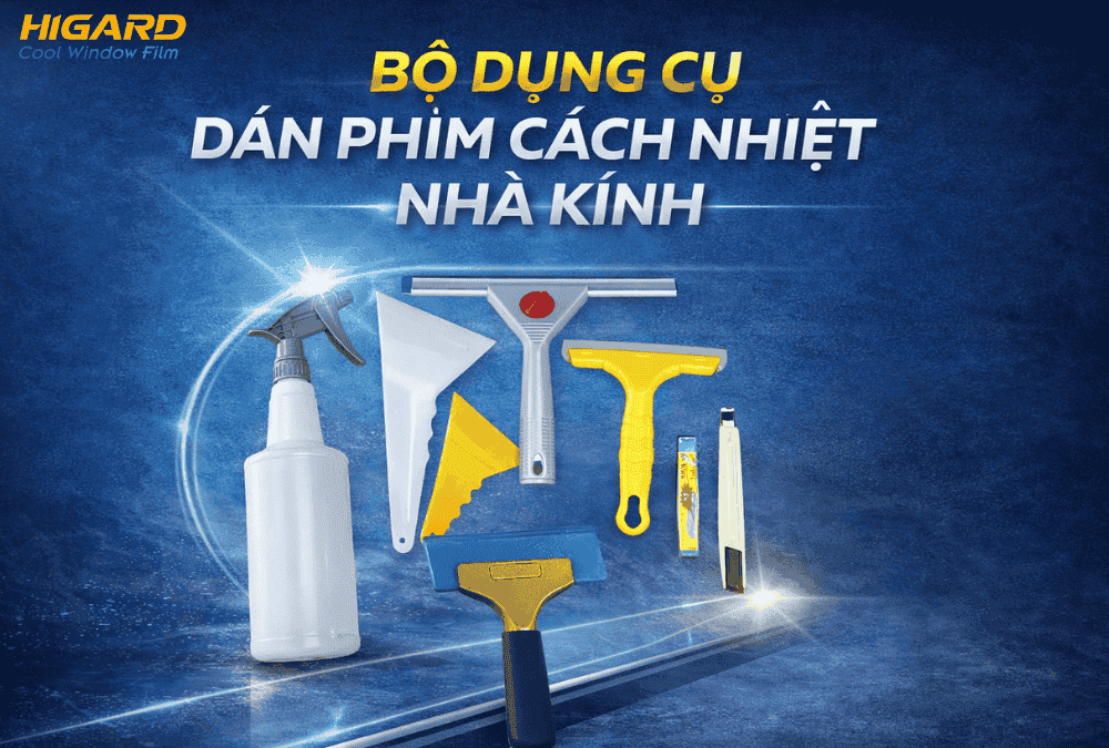 Bộ dụng cụ dán phim cách nhiệt chuyên nghiệp chuẩn nhất !