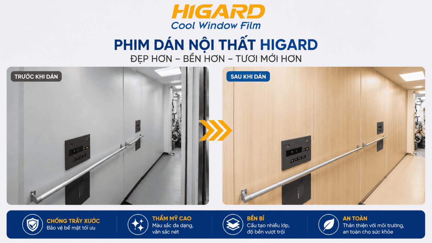 Phim dán nội thất Higard 