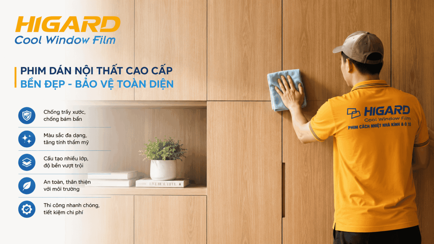 Phim dán nội thất Higard 