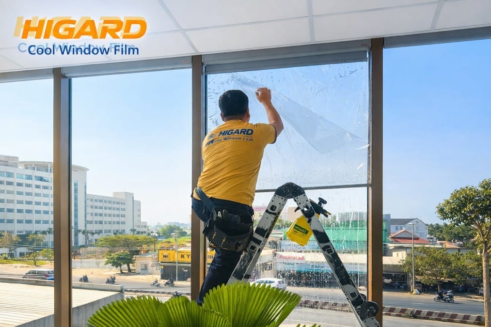 Dán Phim Cách Nhiệt Tòa Nhà higard