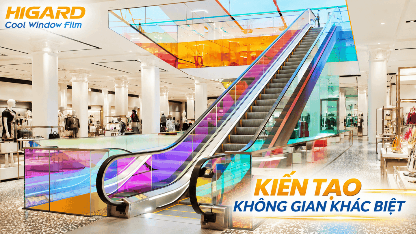 Phim đổi màu kính 7 màu Higard