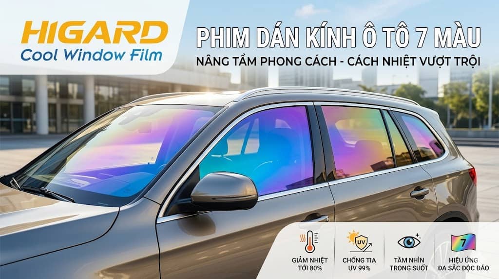 Phim đổi Màu Kính ô Tô Higard