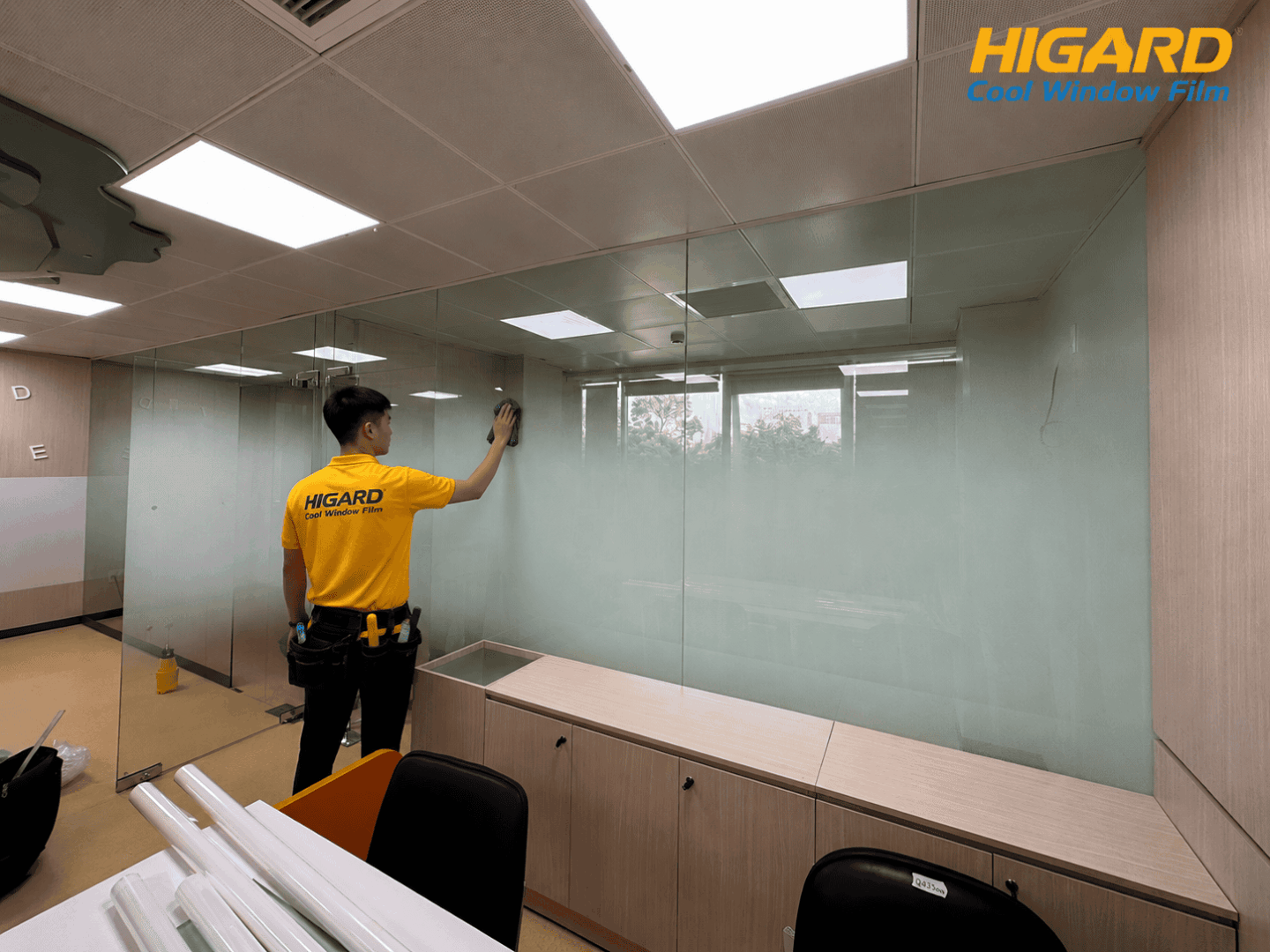 Phim Dán Kính Hiệu ứng Gradient Higard 2 đầu