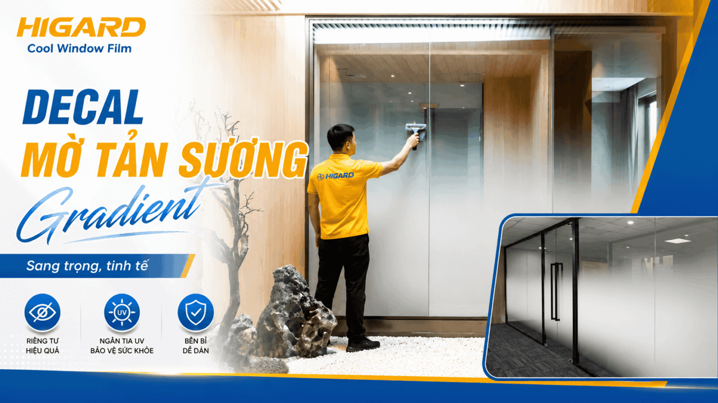 Decal Mờ Tản Sương Higard Chính Hãng