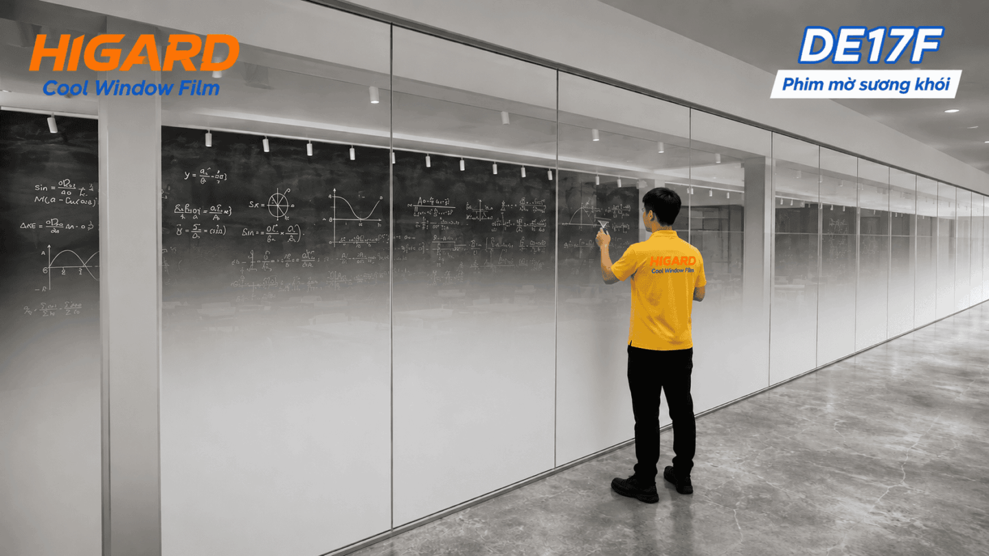 Decal Mờ Sương Khói Gradient cho nhà ở
