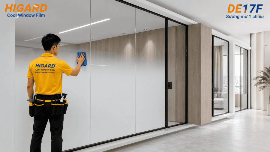 Phim Dán Kính Hiệu ứng Gradient Higard tạo sự riêng tư