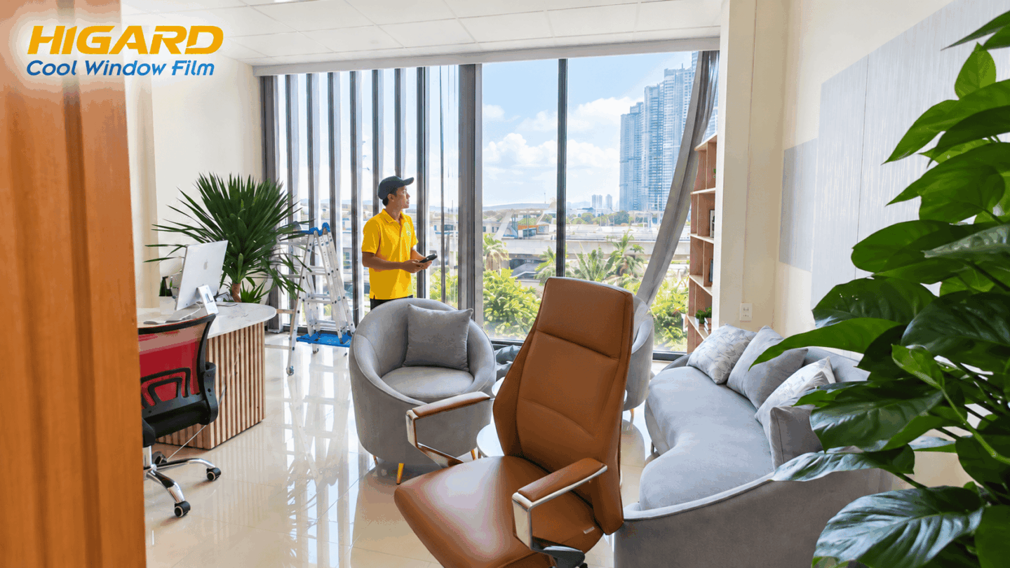 Dán Phim Cách Nhiệt Tòa Nhà Văn Phòng SHB – Giải Pháp Chống Nóng Với Higard G55 12 Phim cách nhiệt tòa nhà SHGC 0.18