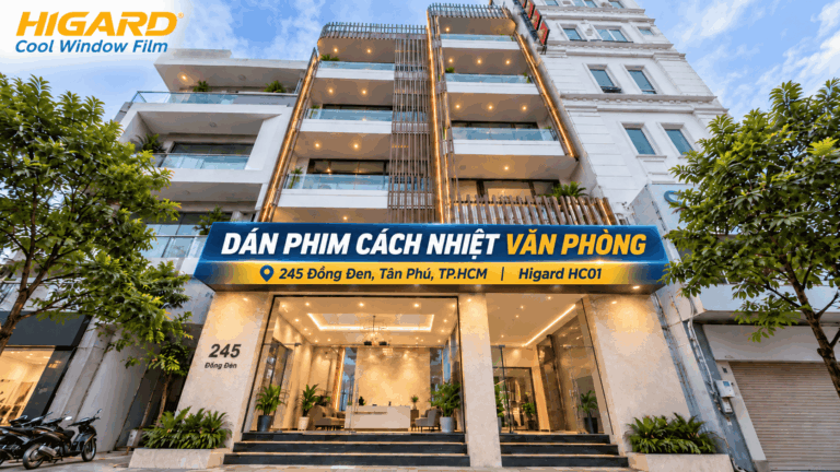 Dán phim cách nhiệt văn phòng 245 Đồng Đen Higard HC01
