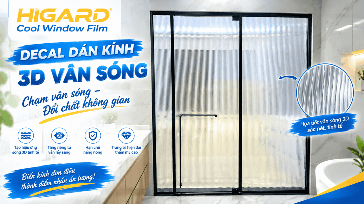 Tổng Hợp A-Z Về Decal Dán Kính Vân Sóng 3D: Báo Giá, Mẫu Mã Và Hướng Dẫn Thi Công 2 Decal dán kính vân sóng 3D cho văn phòng