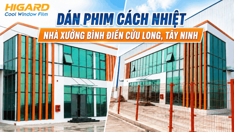 Dự án Dán phim cách nhiệt nhà xưởng Higard Nhà Máy Phân Bón Bình Điền Cửu Long