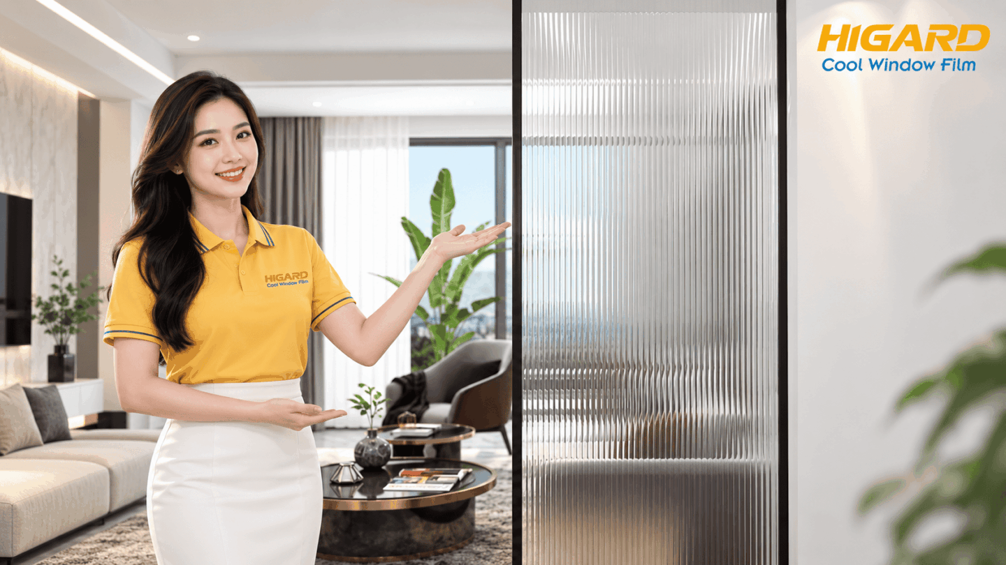 Vệ sinh kính dán decal mờ vân sóng đúng cách