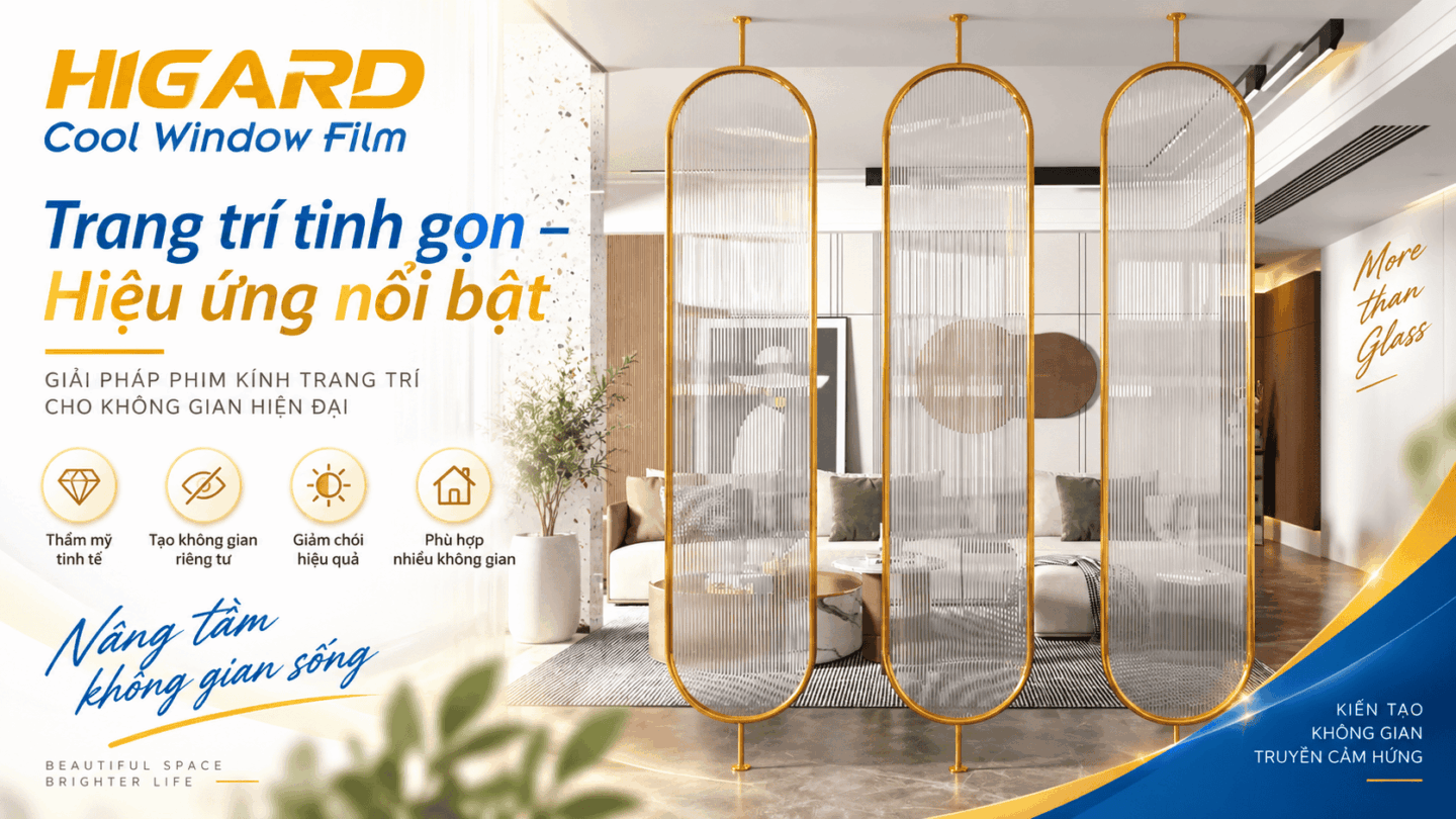 Decal Sóng Kính 3D trang trí khu vực lễ tân