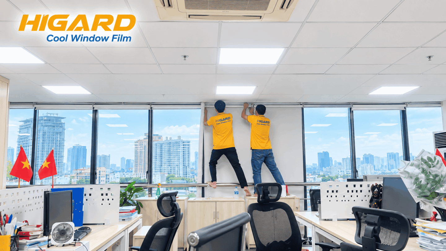 Phim cách nhiệt Tòa nhà giảm chói ánh nắng