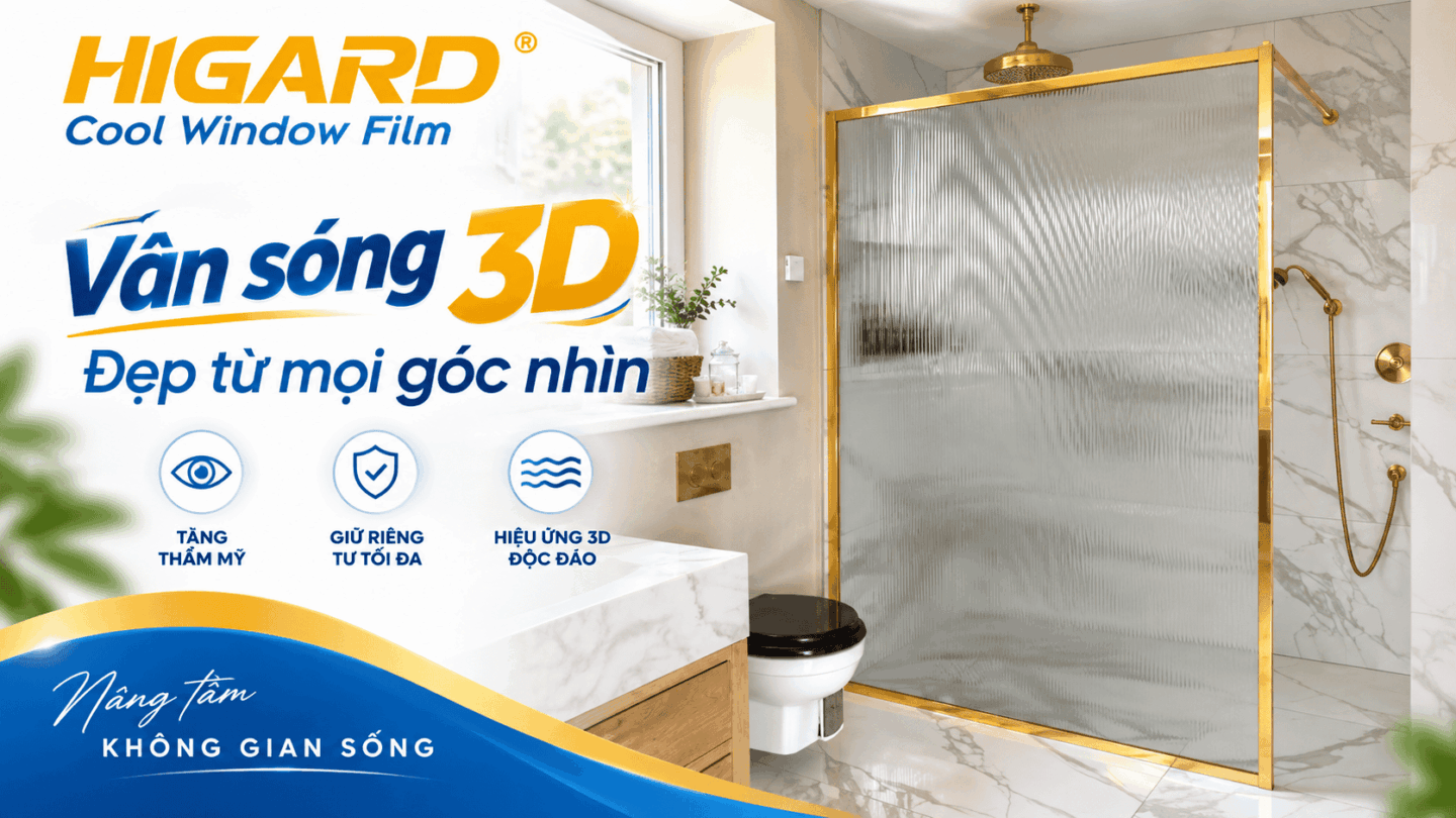 Dán kính mờ phòng tắm chống nhìn