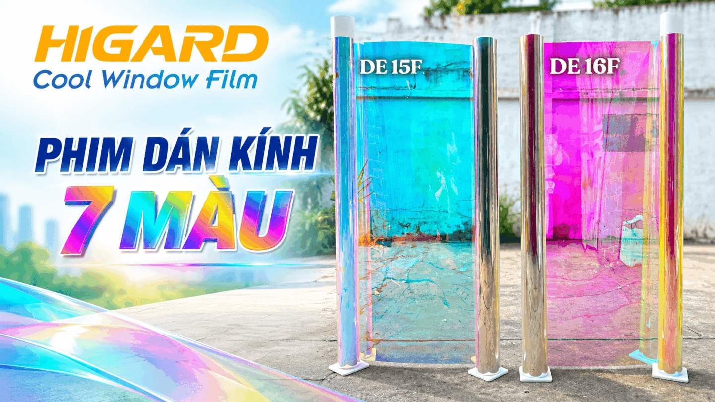 Phim đổi màu vách kính văn phòng Higard