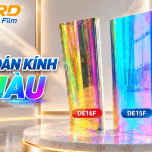 Phim dán kính 7 màu Hologram, đổi màu kính 6 So sánh phim Hologram DE15F và DE16F