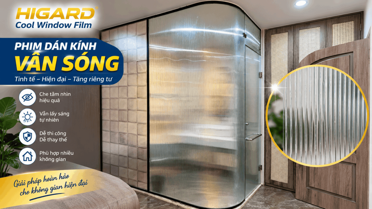 Hướng Dẫn Tự Dán Decal Vân Sóng 3D Tại Nhà Không Bị Bọt Khí 18 Decal Vân Sóng 3D trang trí cửa kính