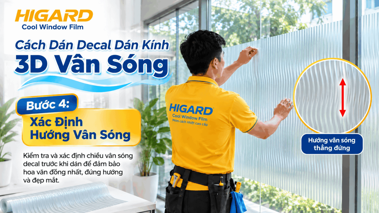 Hướng Dẫn Tự Dán Decal Vân Sóng 3D Tại Nhà Không Bị Bọt Khí 10 Xác định đúng hướng Decal Vân Sóng 3D trước khi thi công