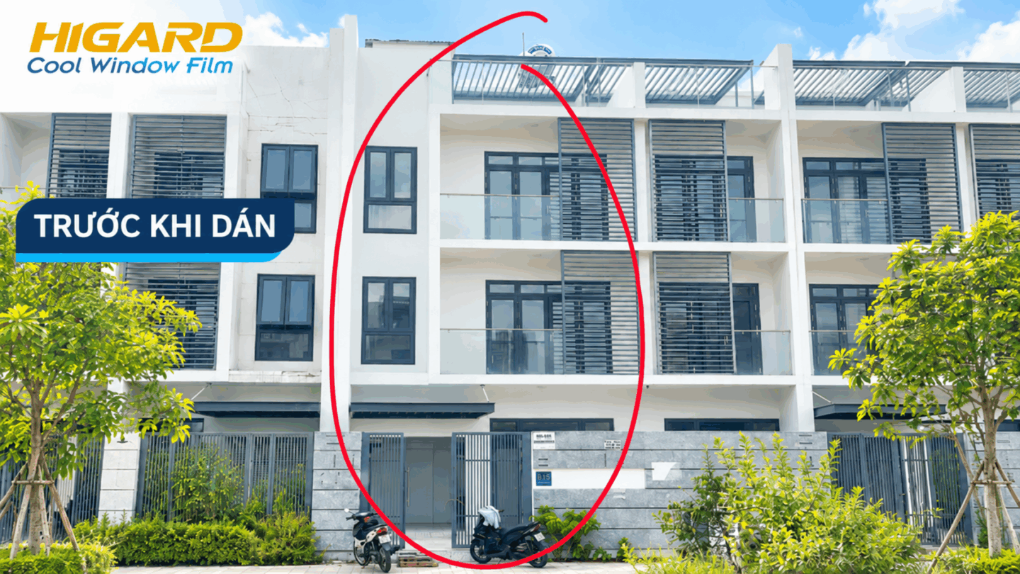 Dán phim cách nhiệt nhà hướng Tây tại An Phú Quận 2