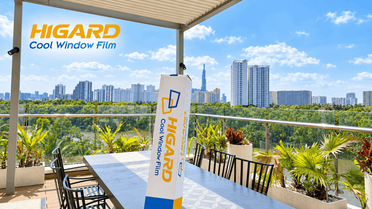 Dán Phim Bảo Vệ Kính Lan Can Căn Penthouse Đảo Kim Cương – Phim Chống Vỡ Kính Ban Công SF4M 9 Dán phim bảo vệ kính lan can Higard không ảnh hưởng tầm nhìn