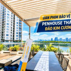 Phim chống vỡ kính ban công Higard cho căn hộ cao tầng