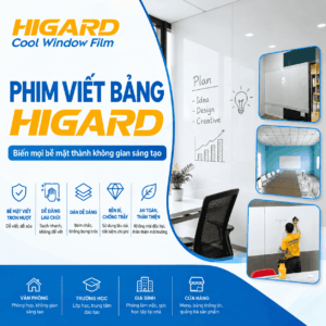 Phim viết bảng trắng ứng dụng cho mặt bàn và khu vực làm việc