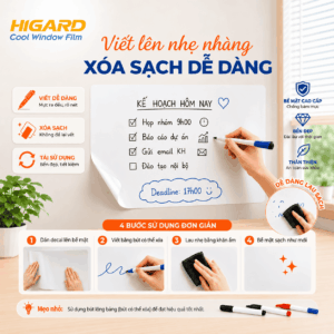 Decal dán bảng trắng dùng cho phòng họp văn phòng