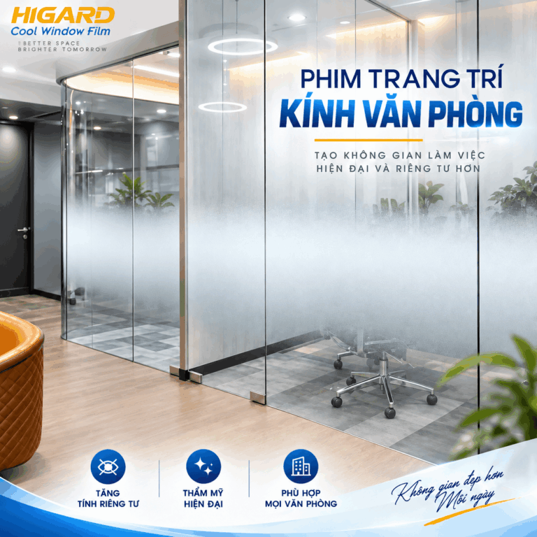 Phim Trang Trí Kính Văn Phòng