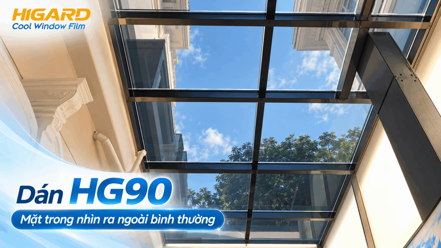 Phim dán kính phản quang 1 chiều HG90