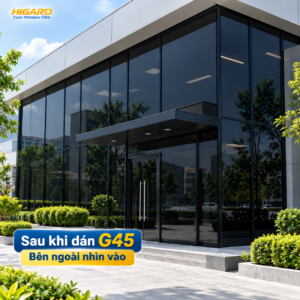 Phim chống nóng nhà kính Higard G45 cho cửa kính hướng nắng