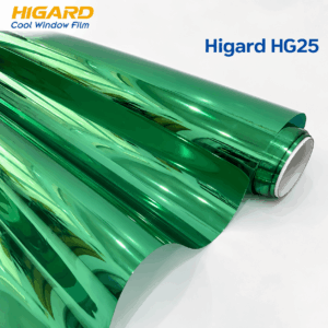 Phim chống nóng phản quang 1 chiều Higard HG25 cho kính hướng nắng
