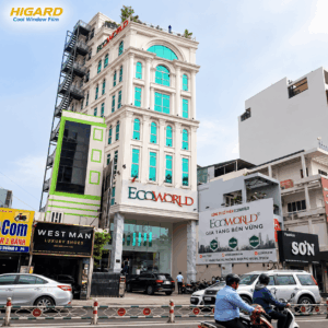 Phim cách nhiệt phản quang Higard HG25 cho văn phòng kính