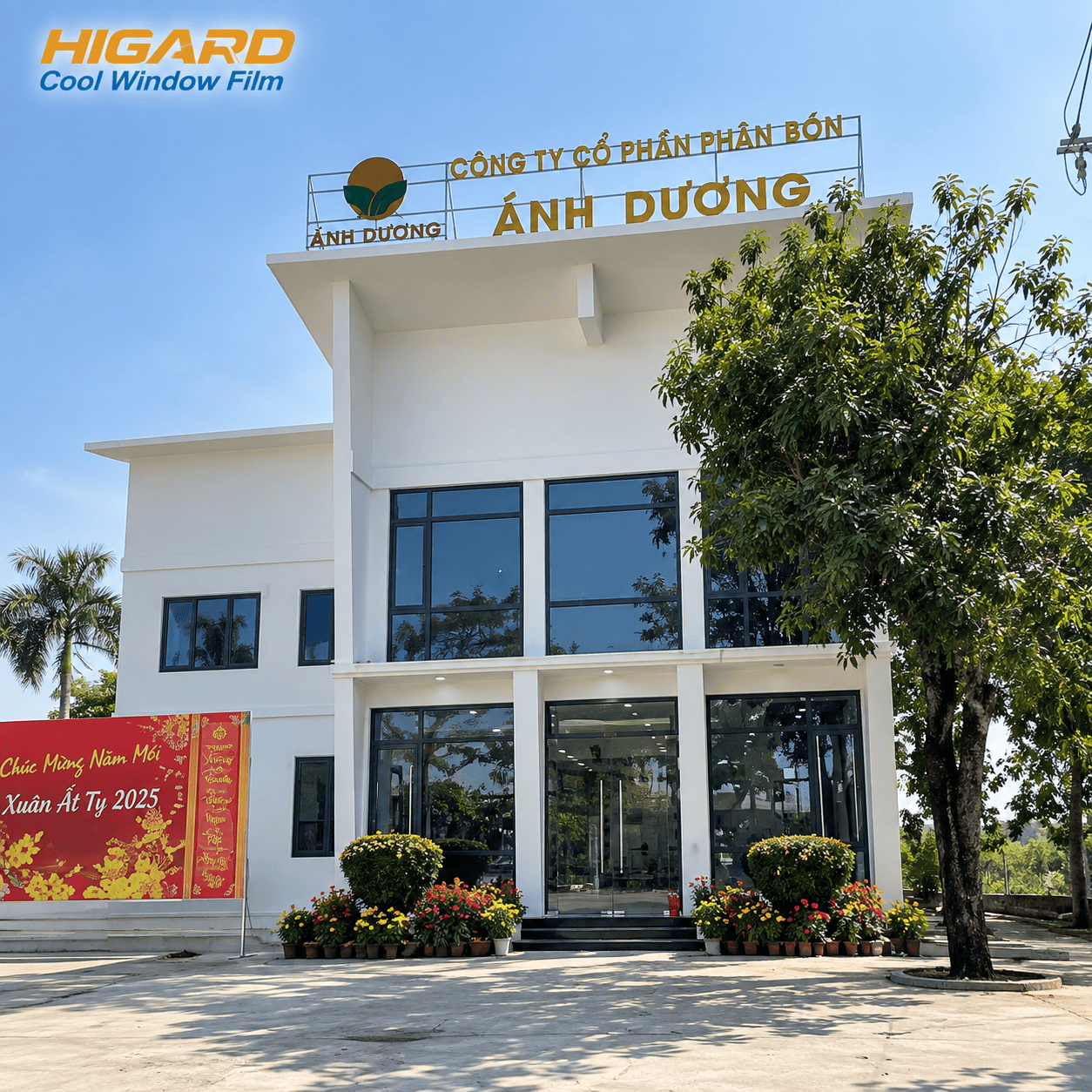 Phim dán kính 1 chiều Higard HG70: Giải Pháp Chống Nóng Toàn Diện cho văn phòng 50 Phim cách nhiệt HG70 cho nhà xưởng và nhà máy