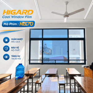 Phim dán kính 1 chiều Higard HG70: Giải Pháp Chống Nóng Toàn Diện cho văn phòng 10 Phim dán kính 1 chiều Higard HG70 cho nhà xưởng
