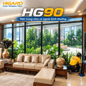 Phim dán kính HG90 giảm chói cho cửa sổ kính
