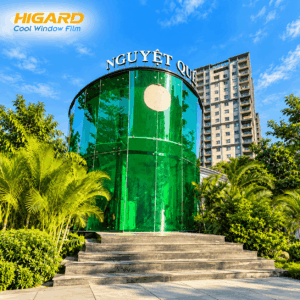 Phim Dán Kính màu xanh lá DE12F Higard – Trang Trí Không Gian Độc Đáo 11 Cuộn phim dán kính màu xanh lá Green DE12F Higard