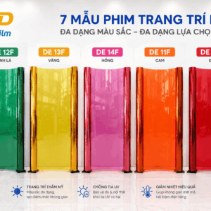 Phim dán kính đổi màu Higard cho showroom