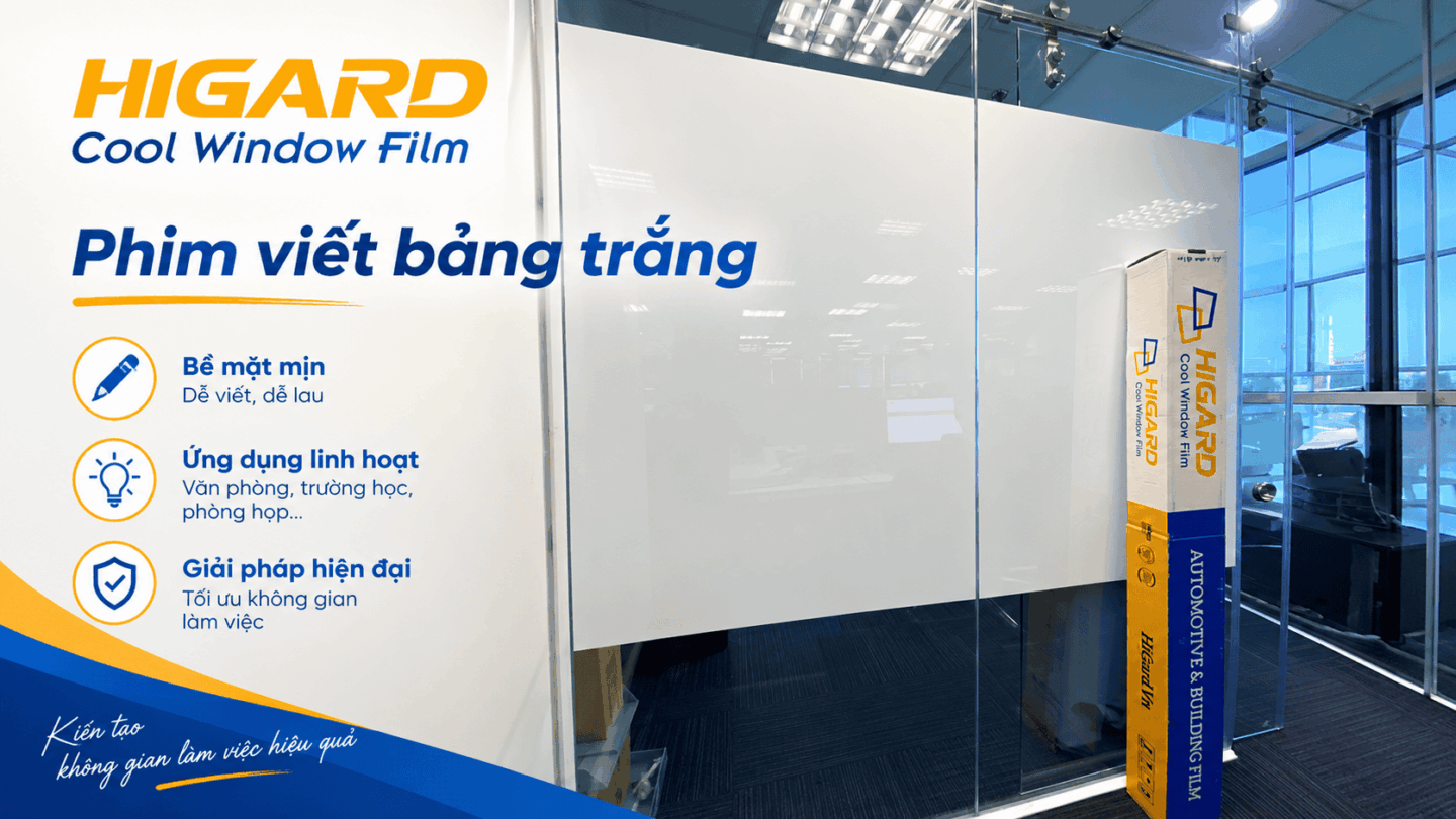 Decal viết bảng trắng cho lớp học và trung tâm đào tạo tạo không gian viết rộng rãi