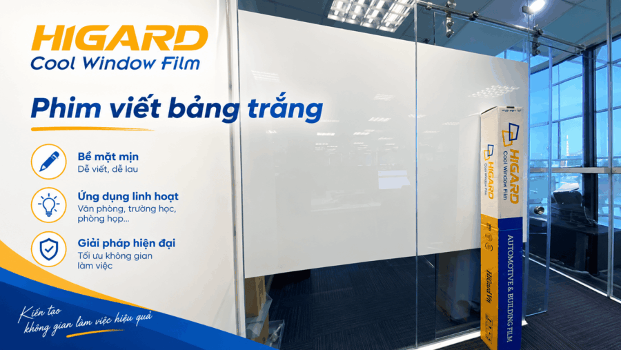 Decal viết bảng trắng cho lớp học và trung tâm đào tạo tạo không gian viết rộng rãi