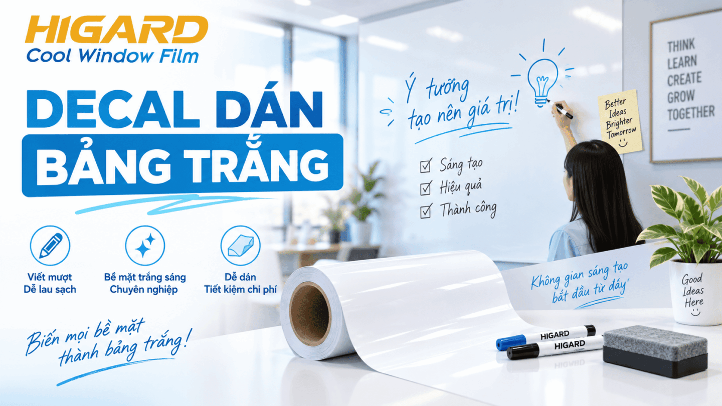 Báo giá decal viết bảng trắng theo kích thước