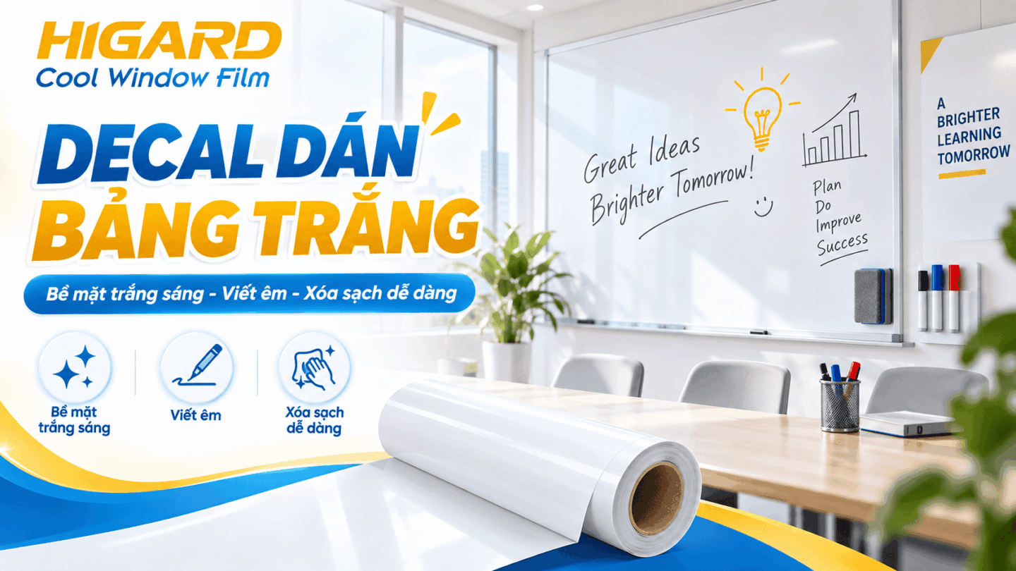 Báo giá decal viết bảng cho văn phòng trường học